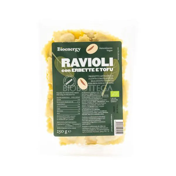 Ravioli con Erbette e Tofu Bioenergy 250G