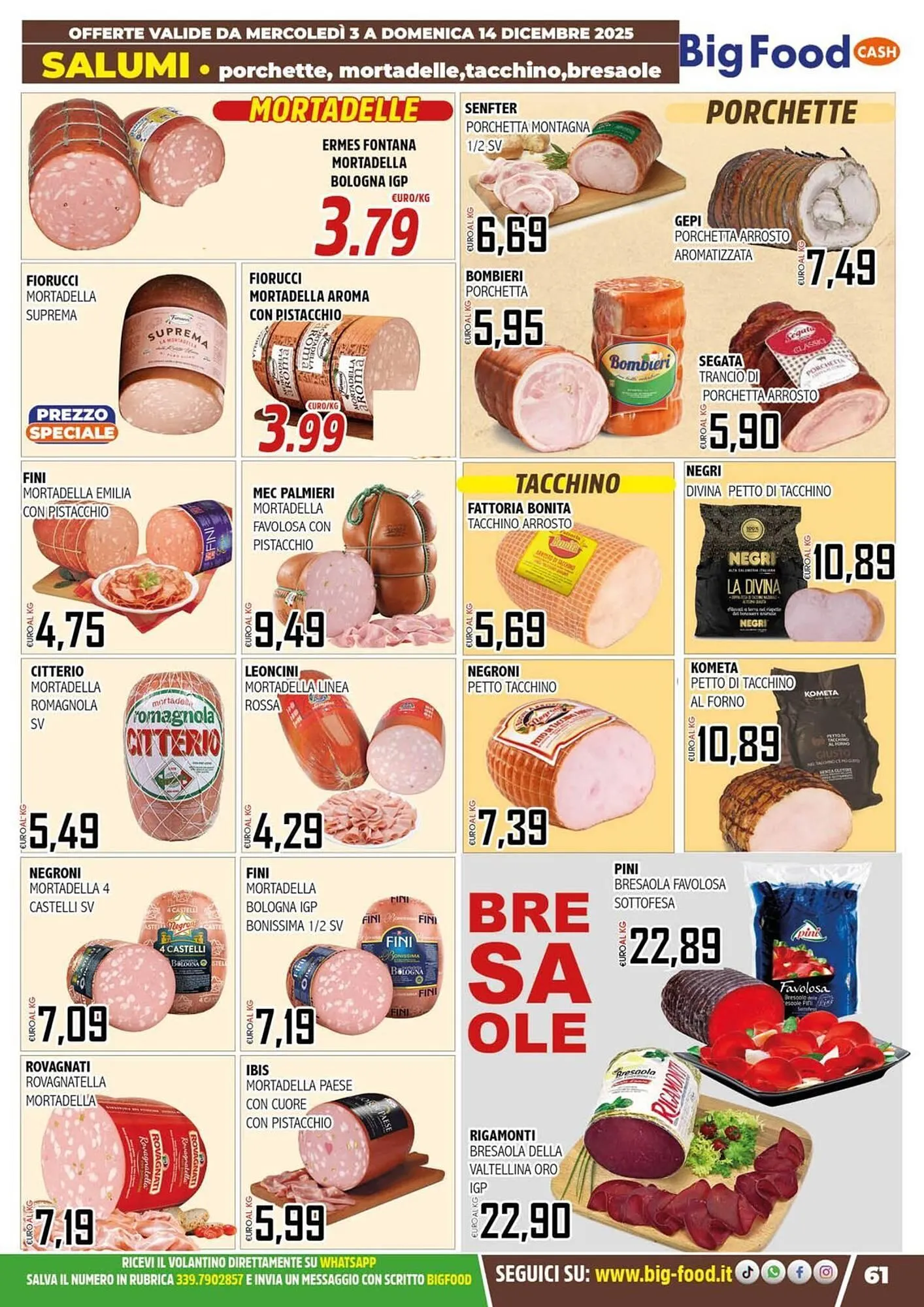 Volantino Big Food da 3 dicembre a 14 dicembre di 2025 - Pagina del volantino 60