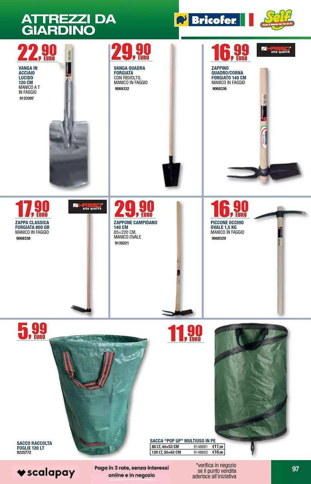 Volantino Self da 9 giugno a 31 agosto di 2025 - Pagina del volantino 97