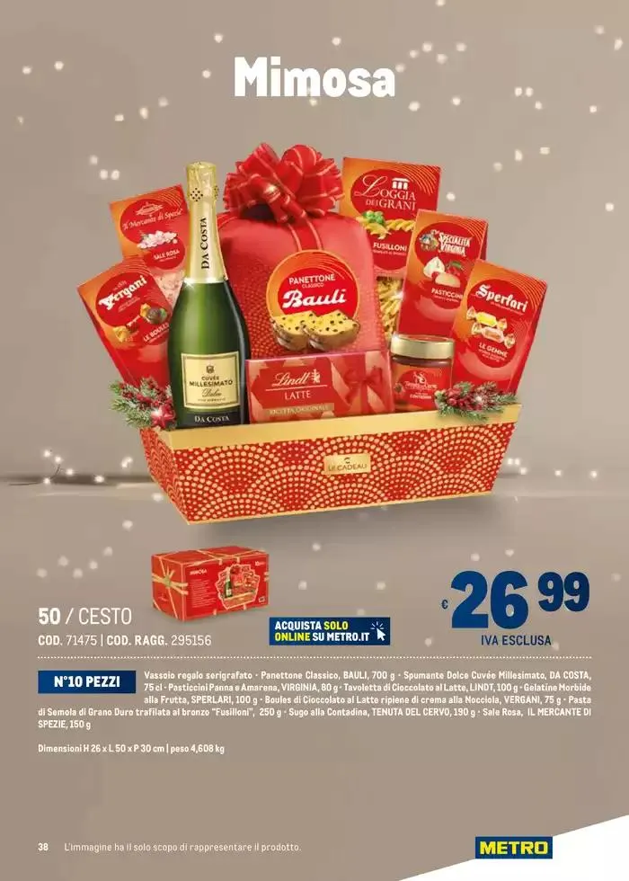 Cesti di Natale Ridotto da 4 novembre a 31 dicembre di 2024 - Pagina del volantino 38