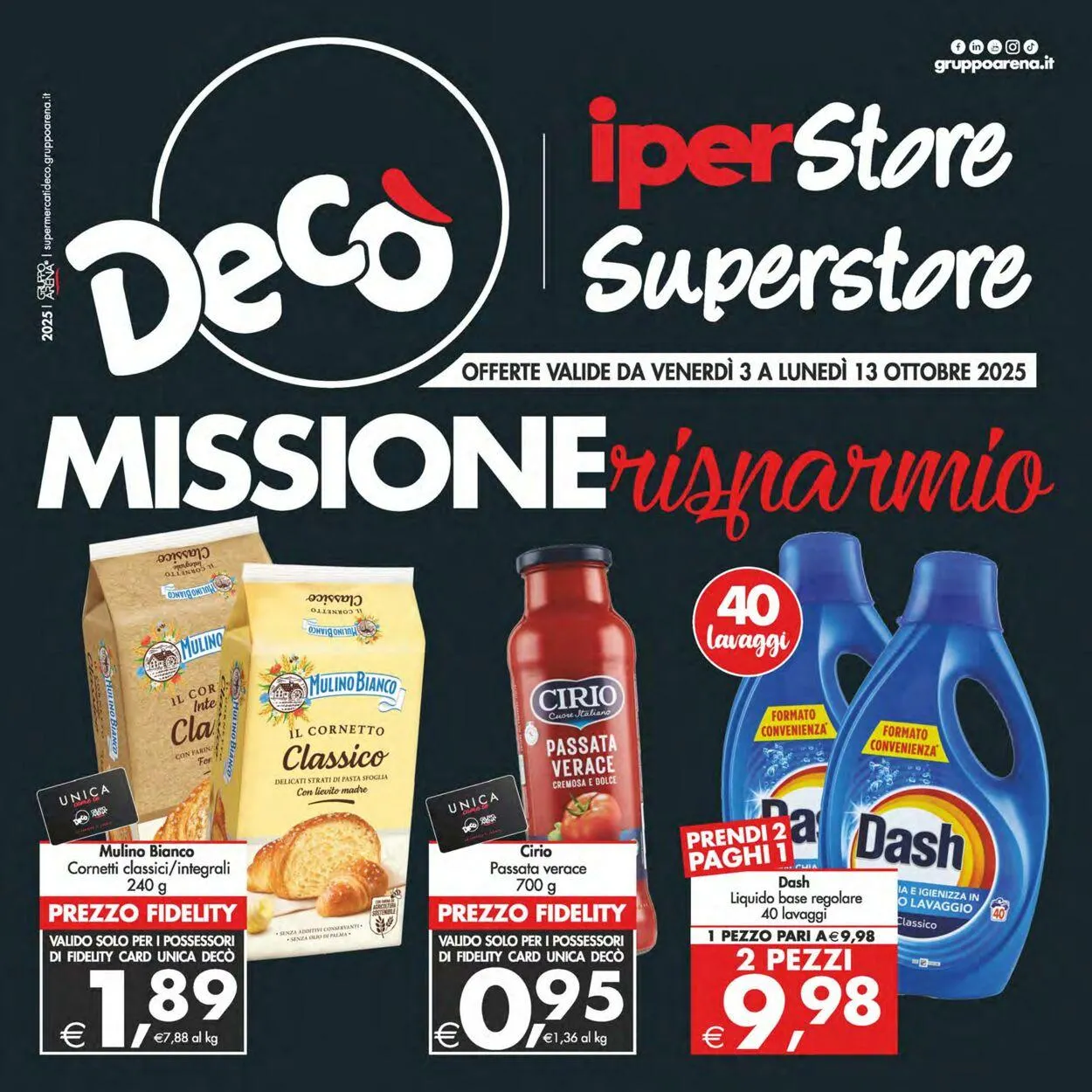 Deco Volantino attuale da 3 ottobre a 13 ottobre di 2025 - Pagina del volantino 1