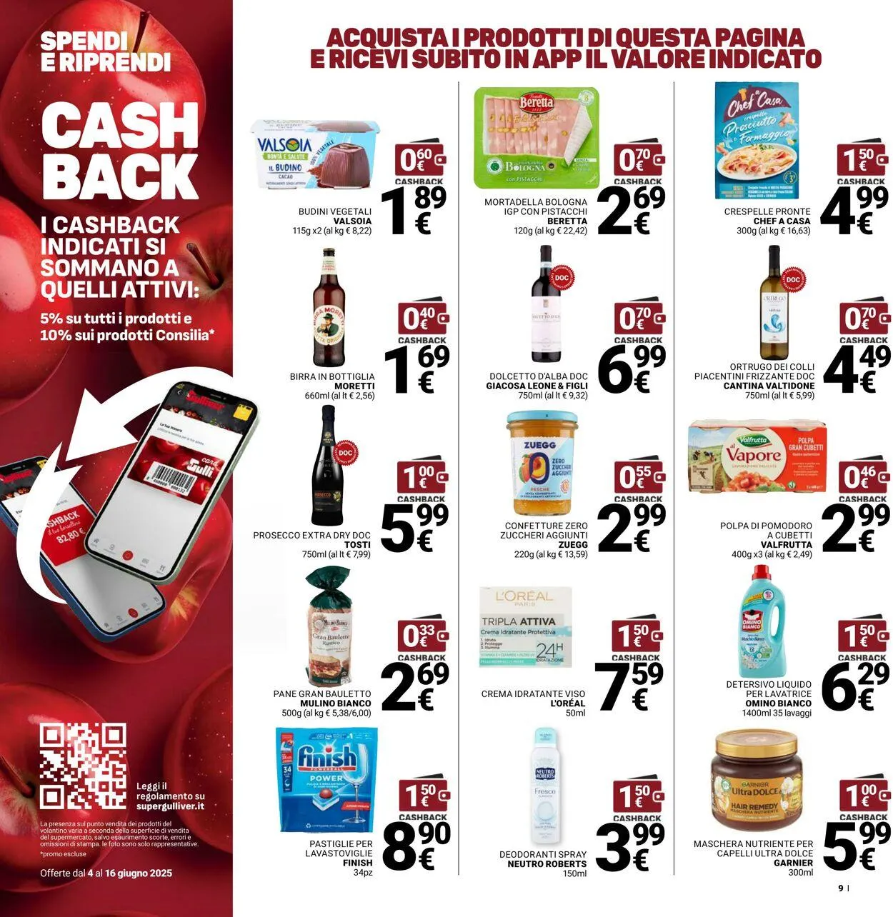 Gulliver Volantino attuale da 4 giugno a 16 giugno di 2025 - Pagina del volantino 9