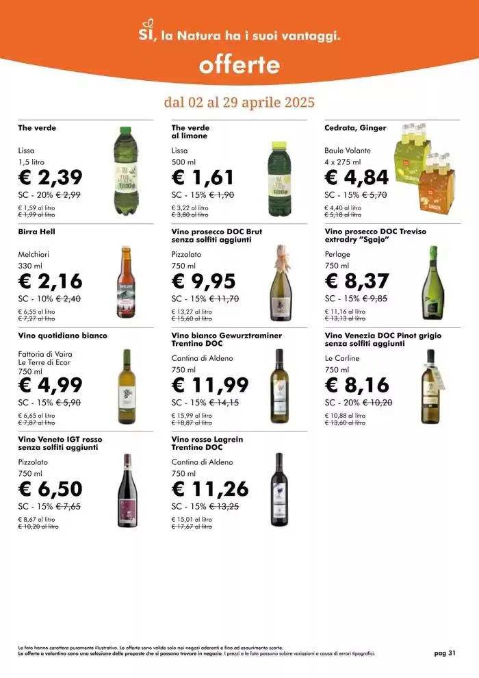 Offerte Aprile 2025 da 1 aprile a 30 aprile di 2025 - Pagina del volantino 31