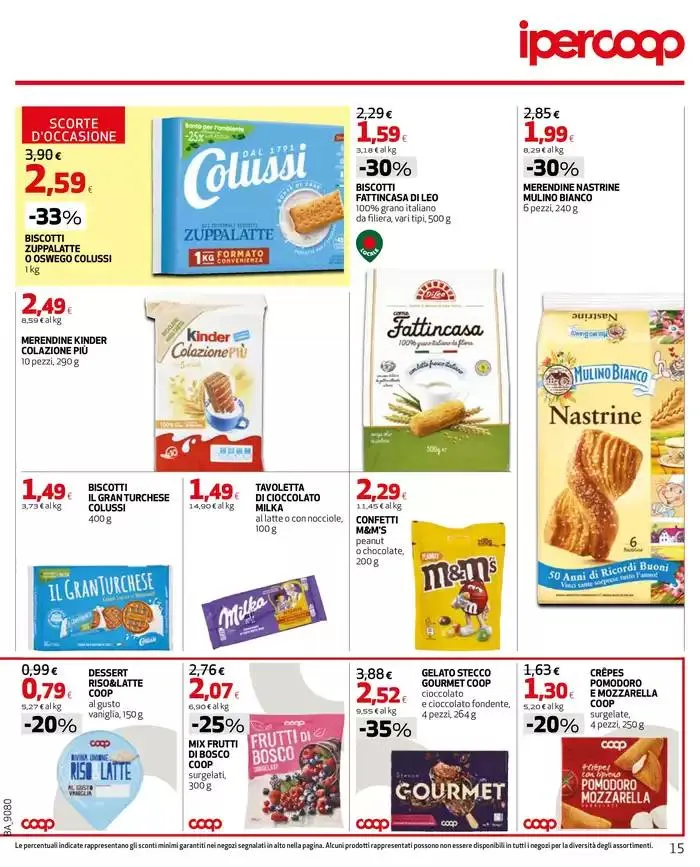 Grandi marche 30% 40% 50% da 8 maggio a 21 maggio di 2025 - Pagina del volantino 15