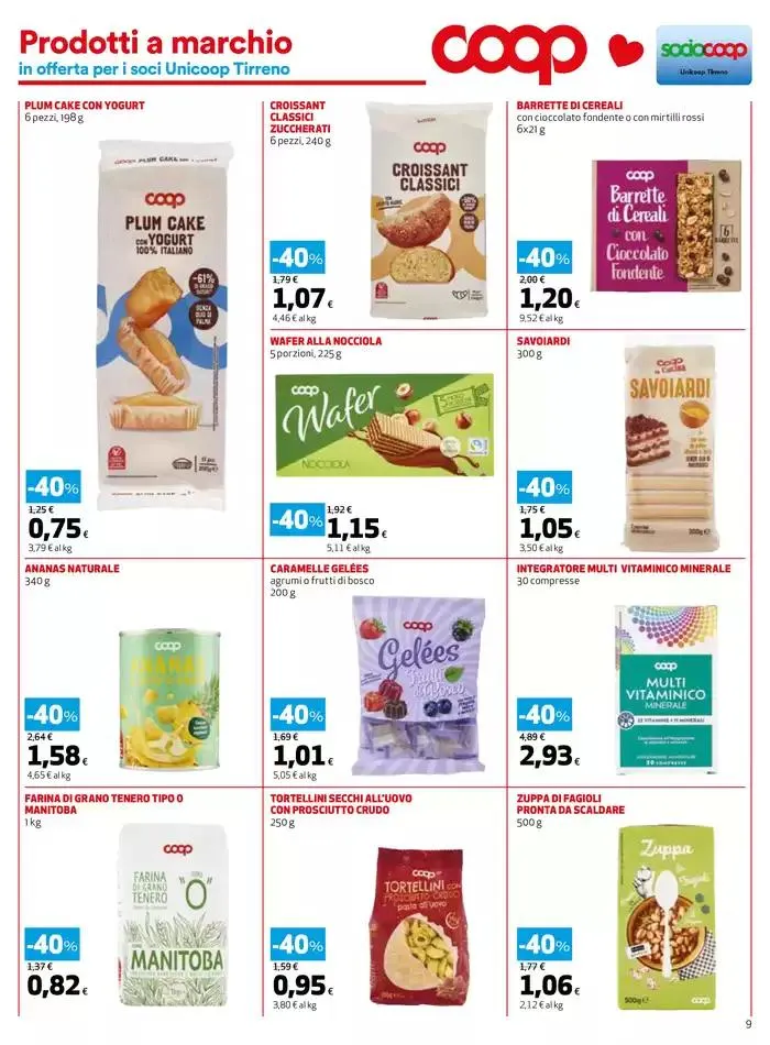 40% di sconto x4 settimane da 27 febbraio a 26 marzo di 2025 - Pagina del volantino 9