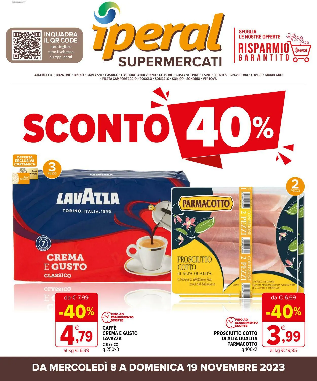 Iperal Volantino attuale da 6 novembre a 20 novembre di 2023 - Pagina del volantino 1
