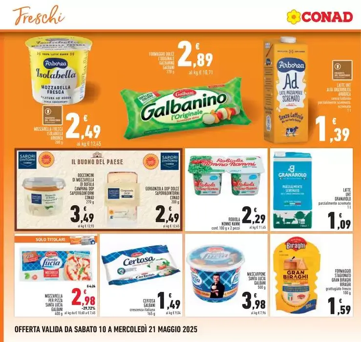 RIAPERTURA CONAD OLBIA da 10 maggio a 21 maggio di 2025 - Pagina del volantino 12