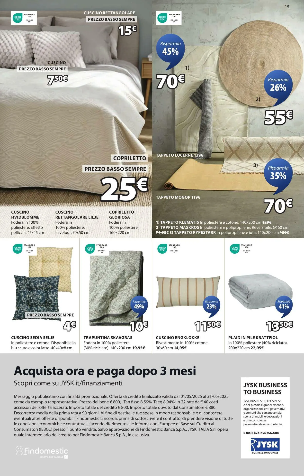 Jysk Volantino attuale da 3 giugno a 17 giugno di 2025 - Pagina del volantino 16