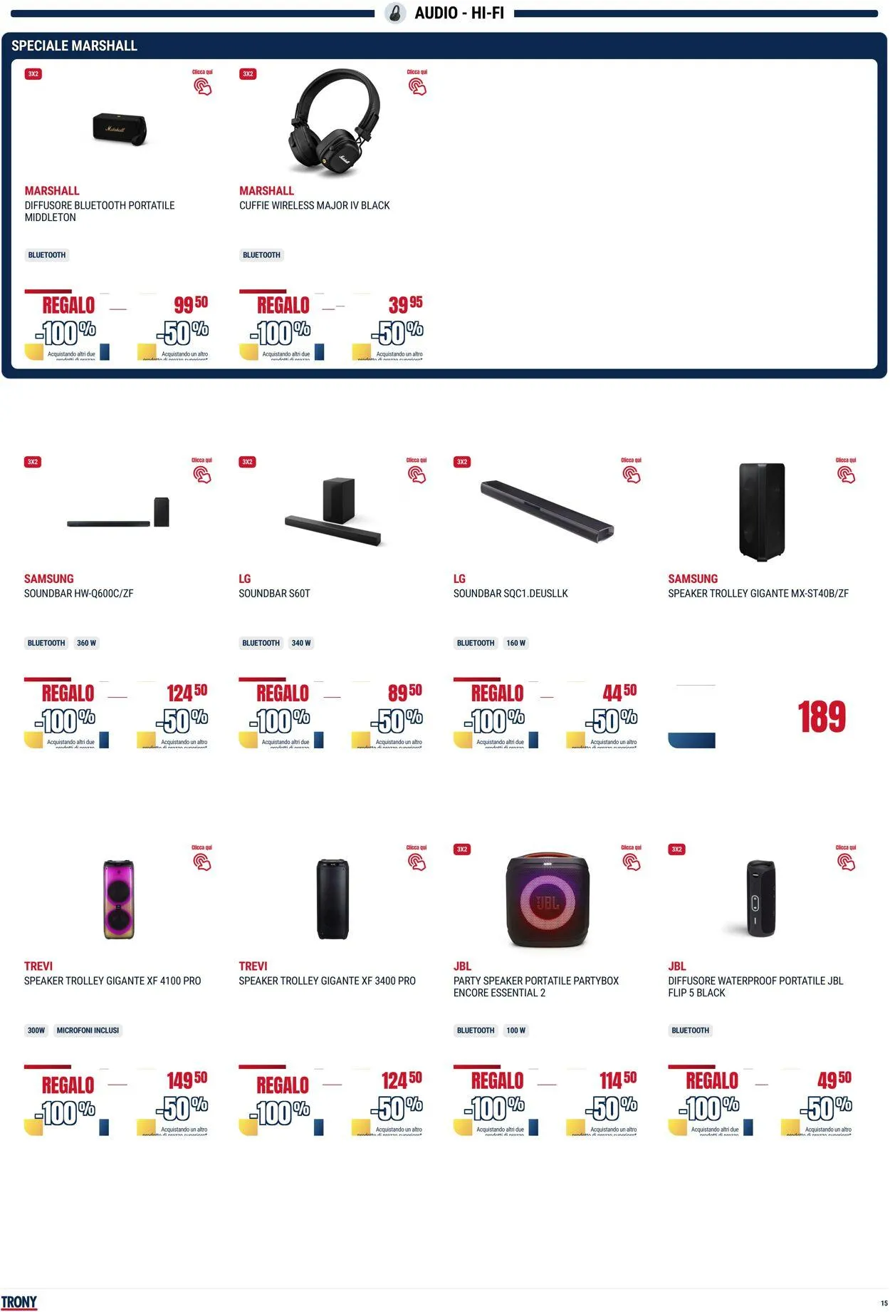 Trony - Napoli Volantino attuale da 3 luglio a 30 luglio di 2025 - Pagina del volantino 15