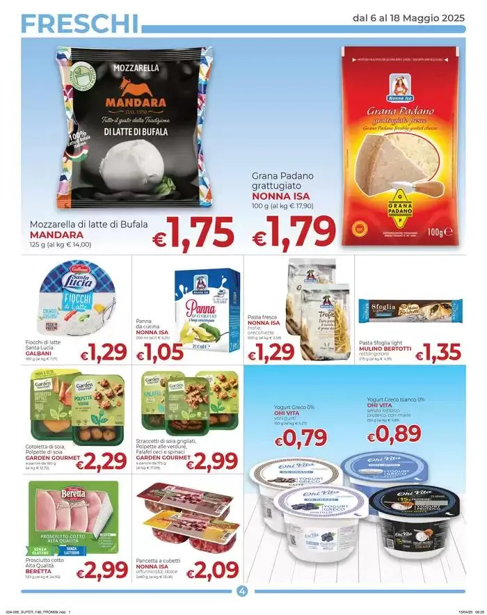 Prezzi al costo! da 6 maggio a 18 maggio di 2025 - Pagina del volantino 4