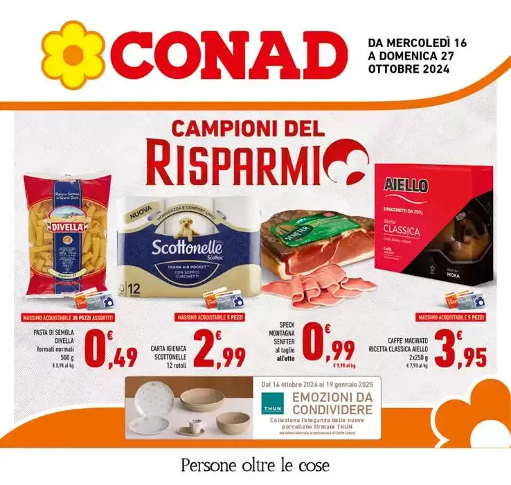Campioni del risparmio da 16 ottobre a 27 ottobre di 2024 - Pagina del volantino 1