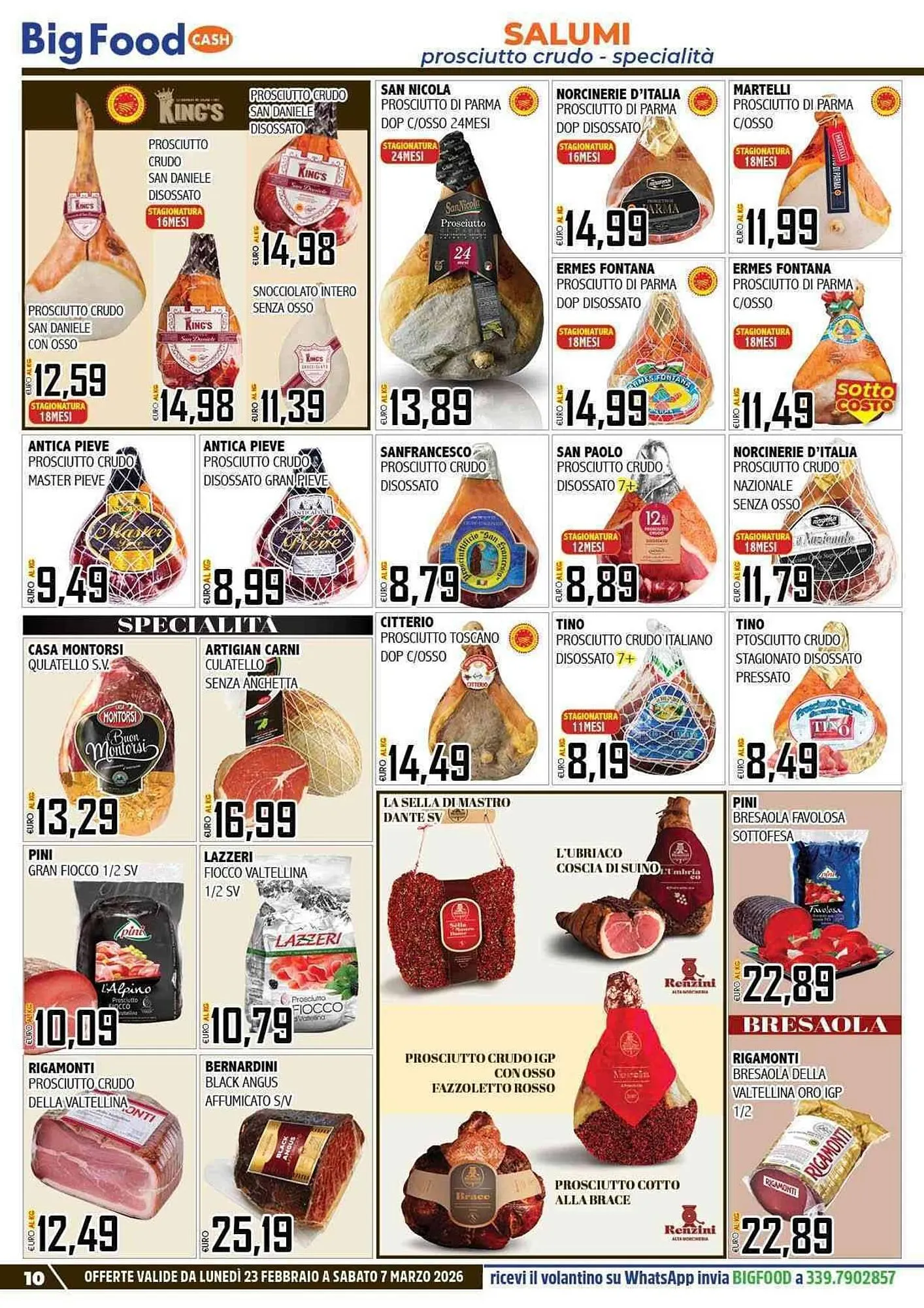 Volantino Big Food da 23 febbraio a 7 marzo di 2026 - Pagina del volantino 10