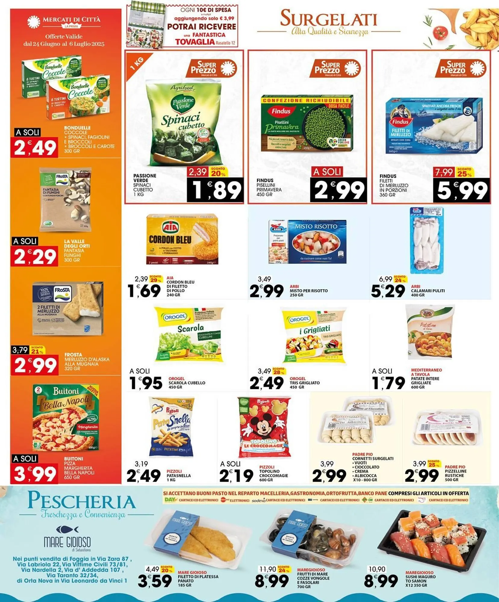 Volantino Mercati di Città La Prima da 24 giugno a 6 luglio di 2025 - Pagina del volantino 10