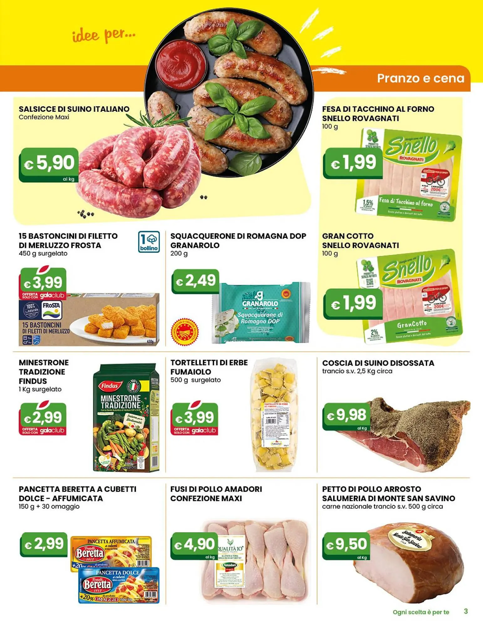 Volantino Gala Supermercati da 17 aprile a 30 aprile di 2024 - Pagina del volantino 3