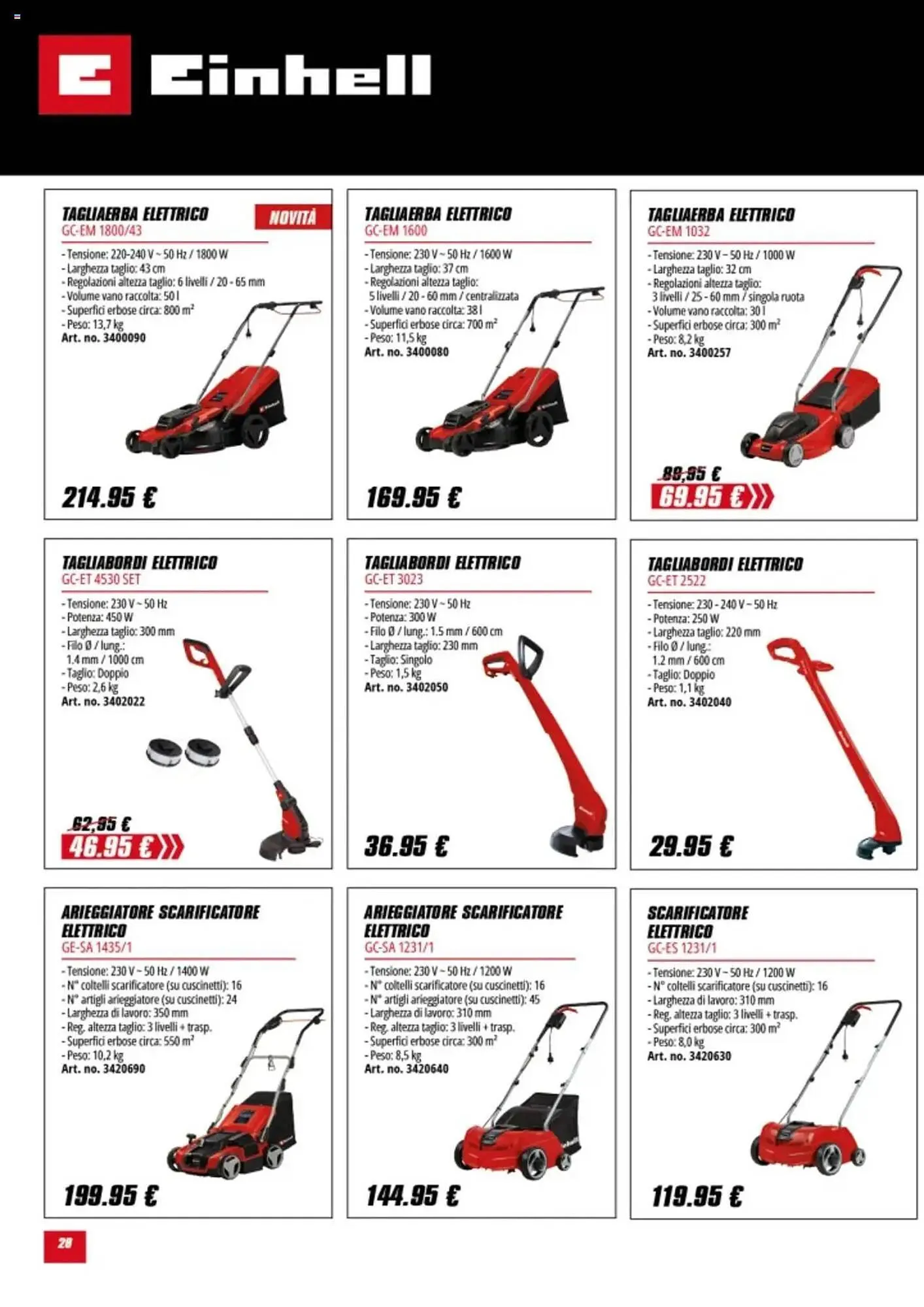 Volantino Einhell da 1 febbraio a 31 maggio di 2025 - Pagina del volantino 29