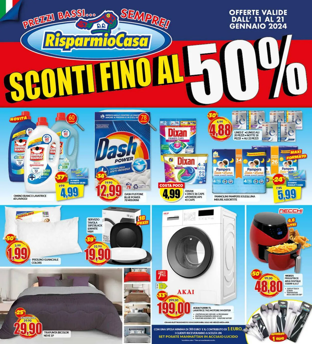 Risparmio Casa Volantino attuale da 8 gennaio a 14 gennaio di 2024 - Pagina del volantino 1