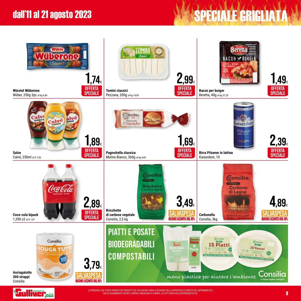 Gulliver Volantino attuale da 11 agosto a 21 agosto di 2023 - Pagina del volantino 9