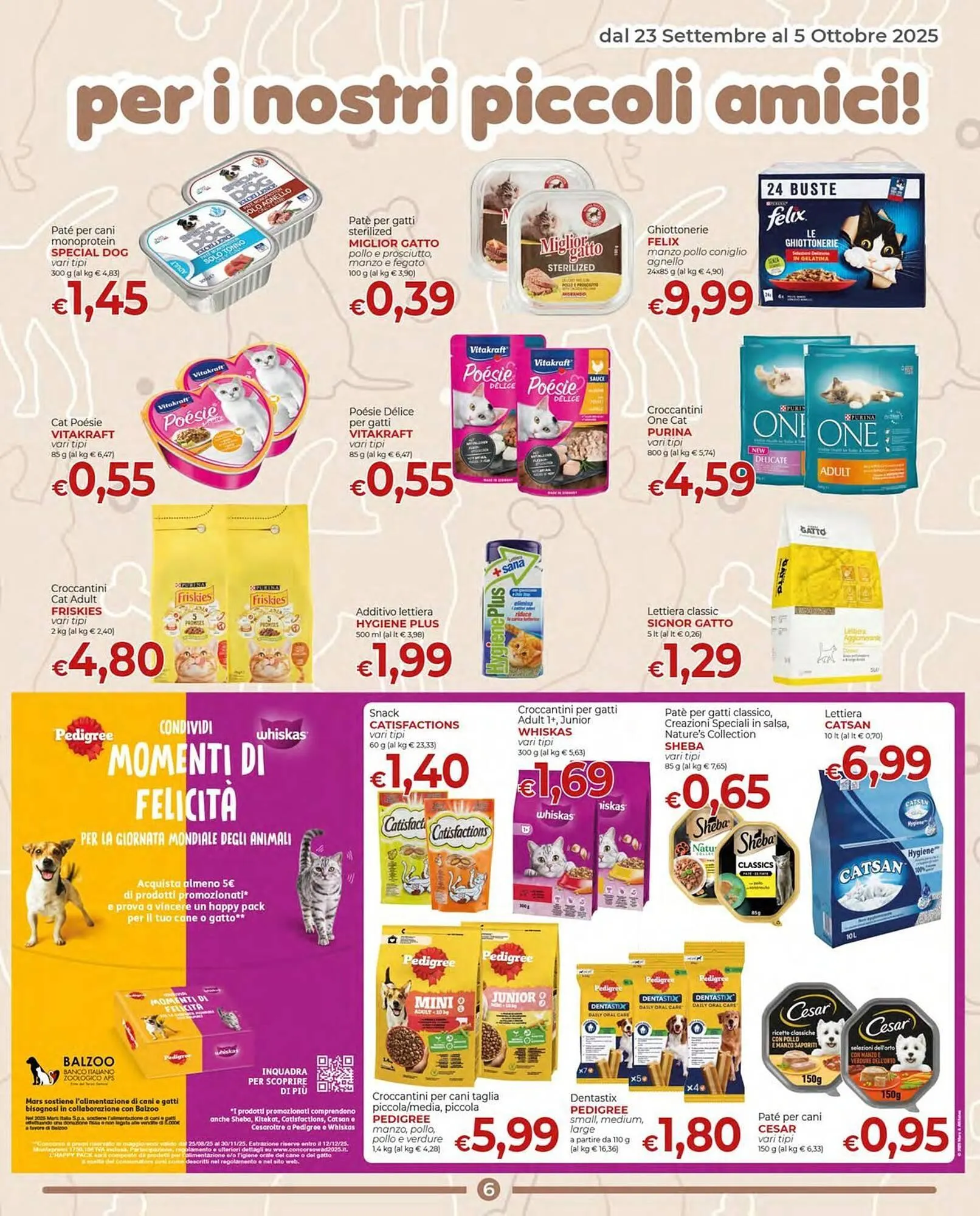 Volantino Supermercati Nonna Isa da 23 settembre a 5 ottobre di 2025 - Pagina del volantino 6