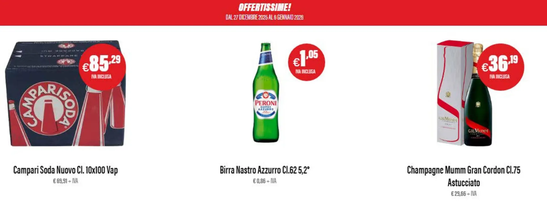 Volantino Ag Cash Carry da 30 dicembre a 6 gennaio di 2026 - Pagina del volantino 1