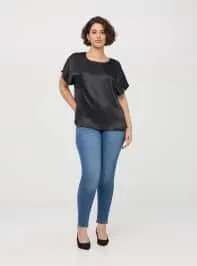 Jeans skinny fit Blu denim medio