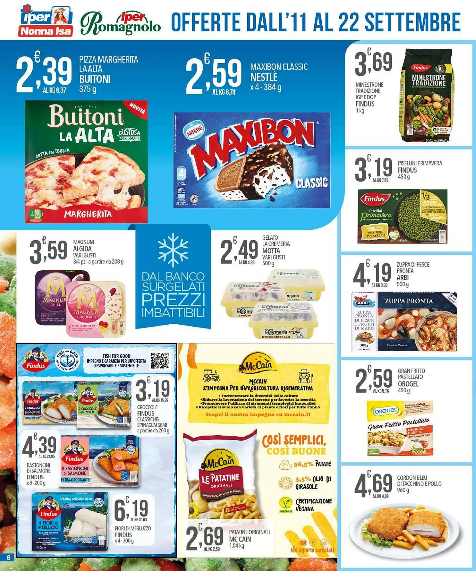 Volantino Iper Romagnolo da 11 settembre a 22 settembre di 2024 - Pagina del volantino 6