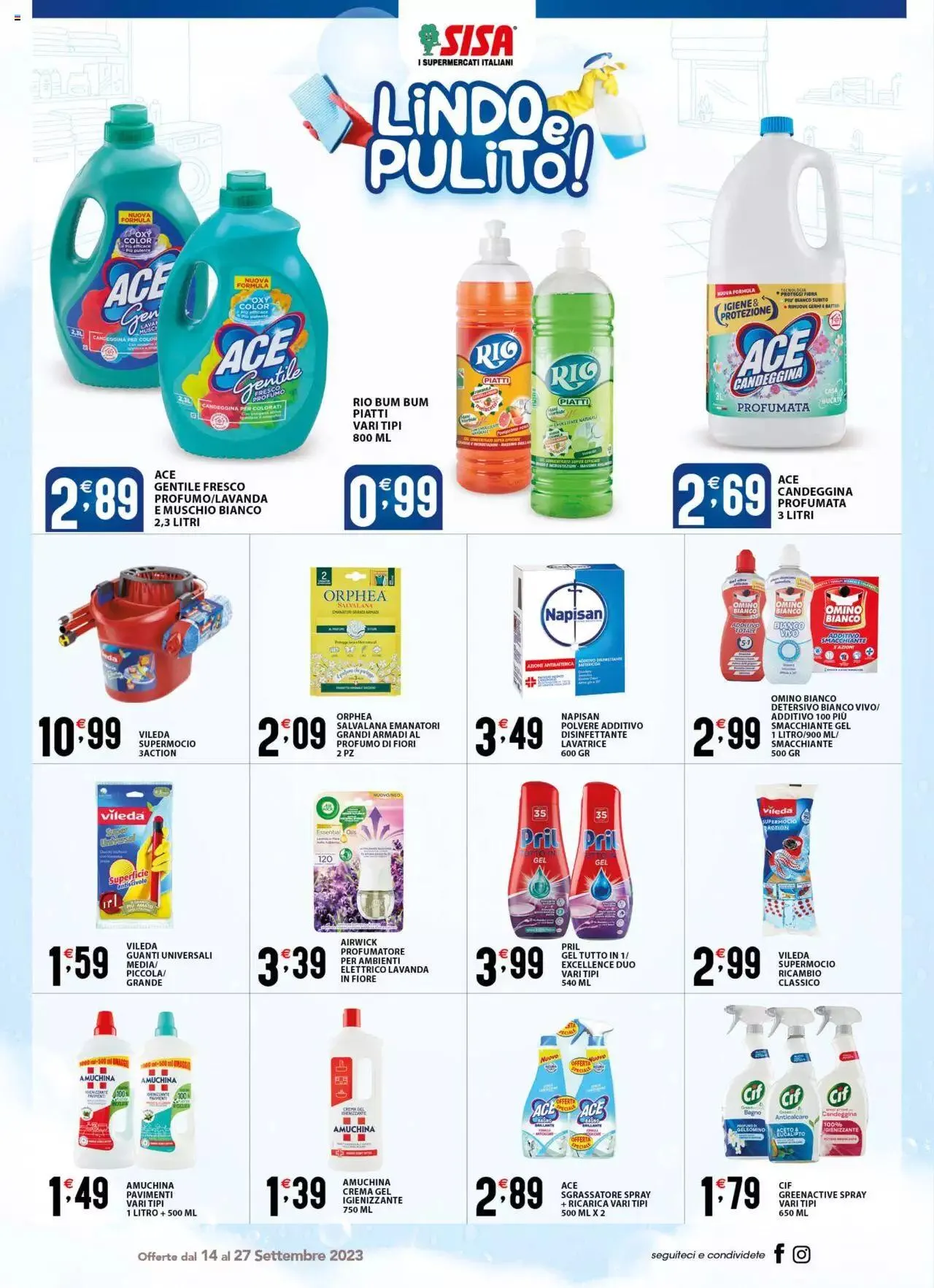 SISA - Campania volantino da 14 settembre a 27 settembre di 2023 - Pagina del volantino 22