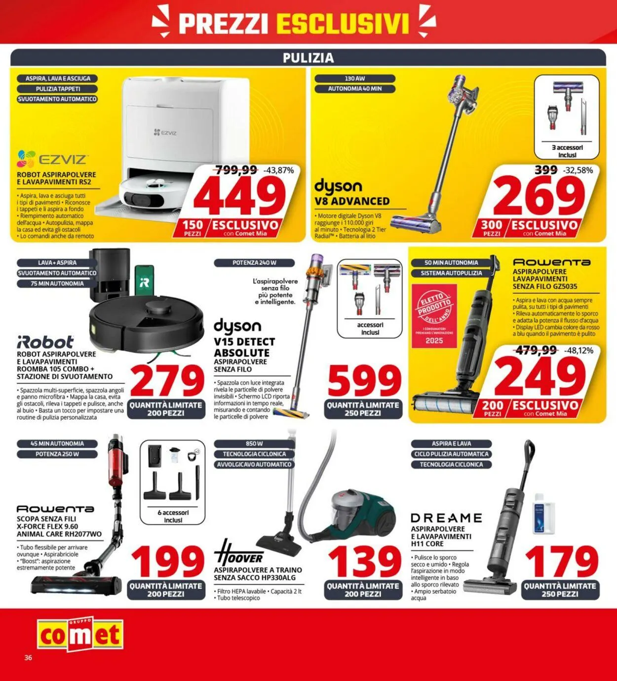 Comet Volantino attuale da 9 ottobre a 22 ottobre di 2025 - Pagina del volantino 36