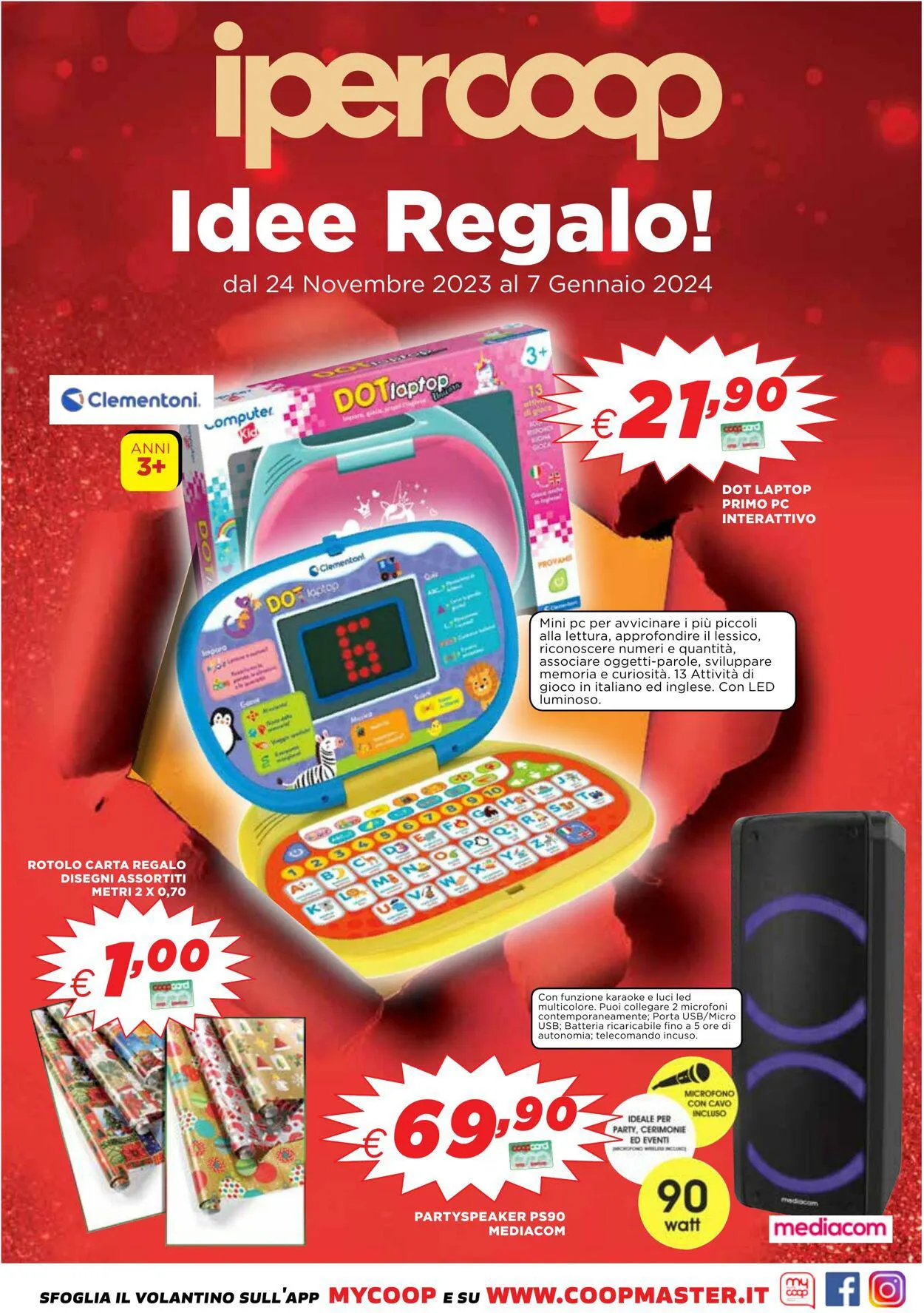 Coop Volantino attuale da 24 novembre a 7 gennaio di 2024 - Pagina del volantino 1