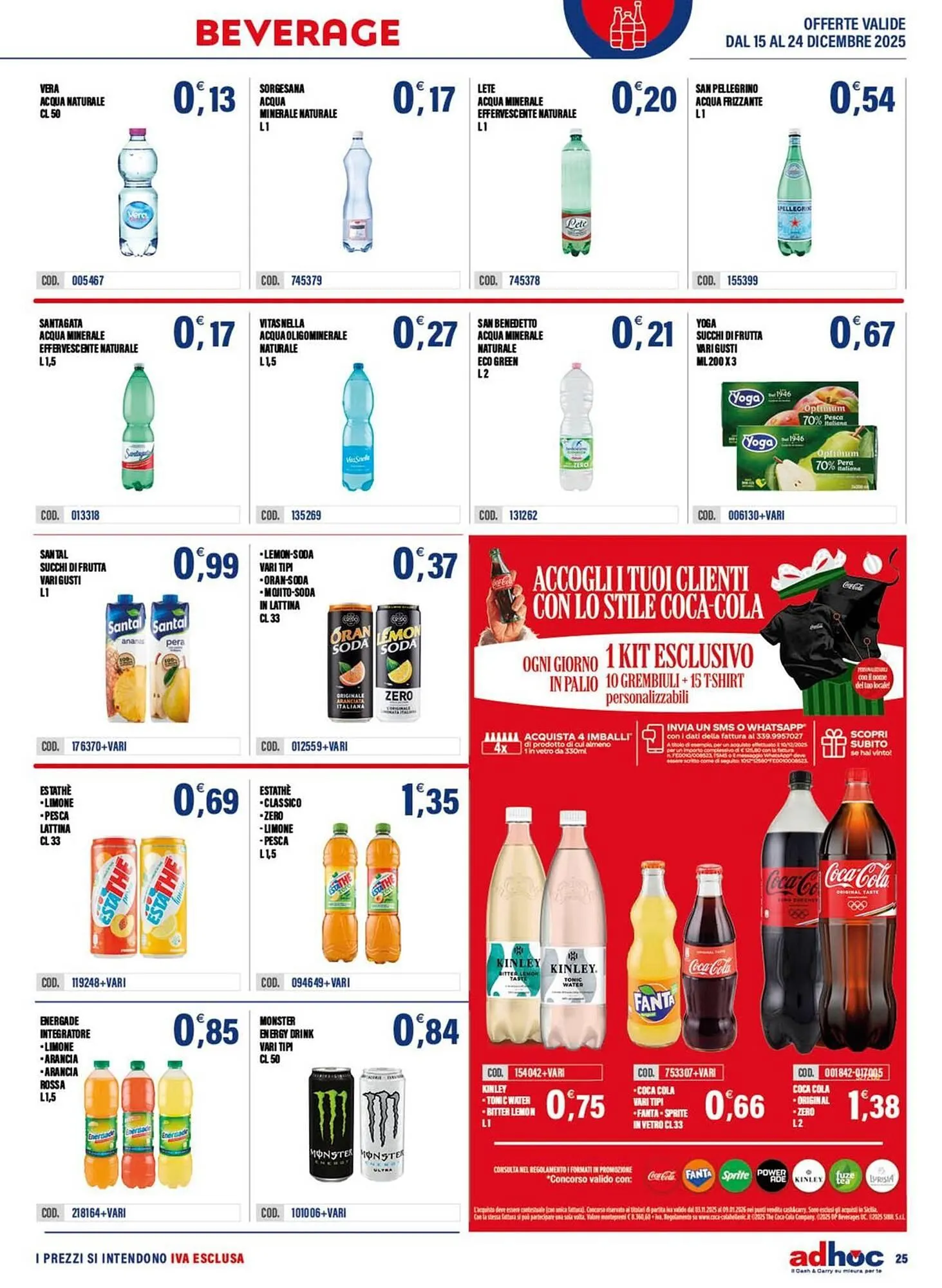 Volantino Adhoc da 15 dicembre a 24 dicembre di 2025 - Pagina del volantino 25
