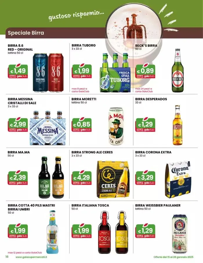 Offerte imperdibili da 15 gennaio a 28 gennaio di 2025 - Pagina del volantino 16