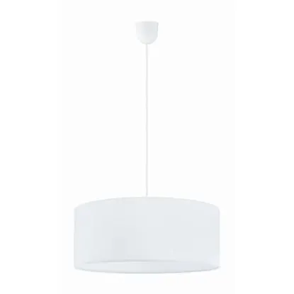 Sospensione Rossano E27 1X60W finitura bianco Ø48 H134.5