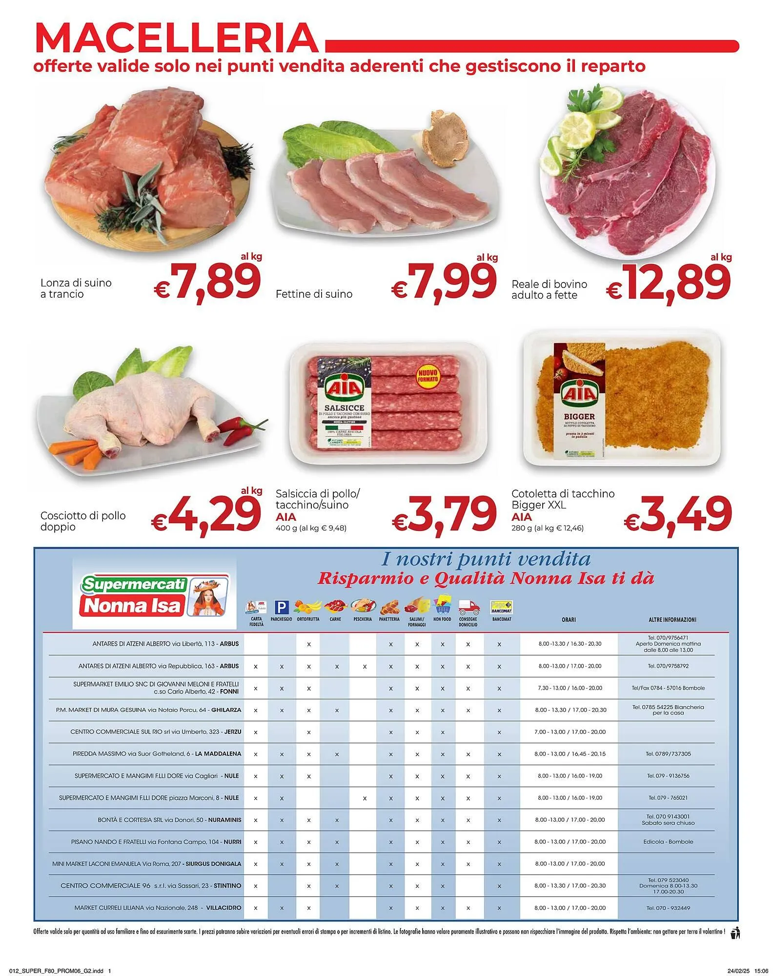Volantino Supermercati Nonna Isa da 25 marzo a 6 aprile di 2025 - Pagina del volantino 12