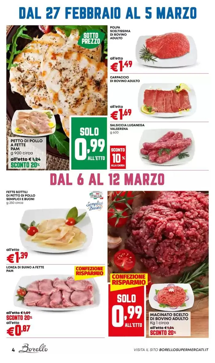 Sottoprezzo da 27 febbraio a 12 marzo di 2025 - Pagina del volantino 4