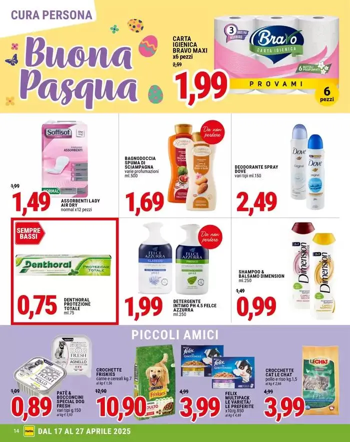Buona Pasqua da 17 aprile a 27 aprile di 2025 - Pagina del volantino 14