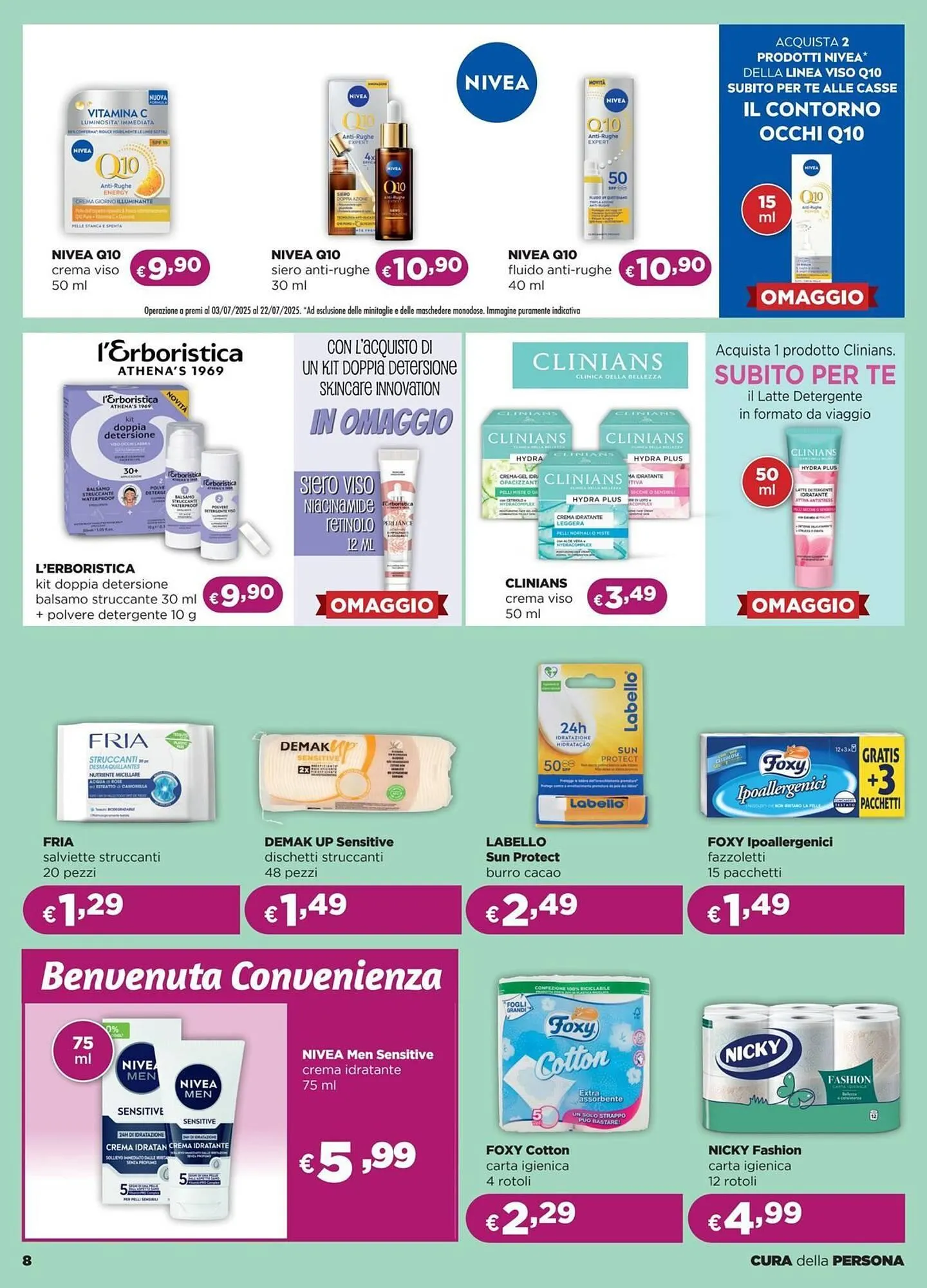 Volantino La Saponeria da 3 luglio a 22 luglio di 2025 - Pagina del volantino 8