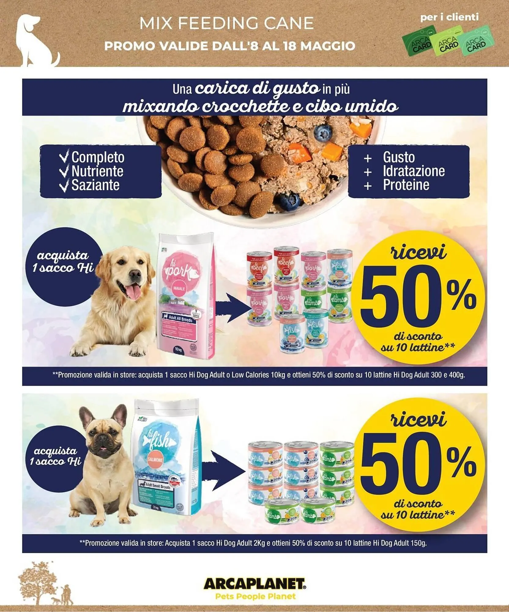 Volantino Arcaplanet da 9 maggio a 18 maggio di 2025 - Pagina del volantino 9