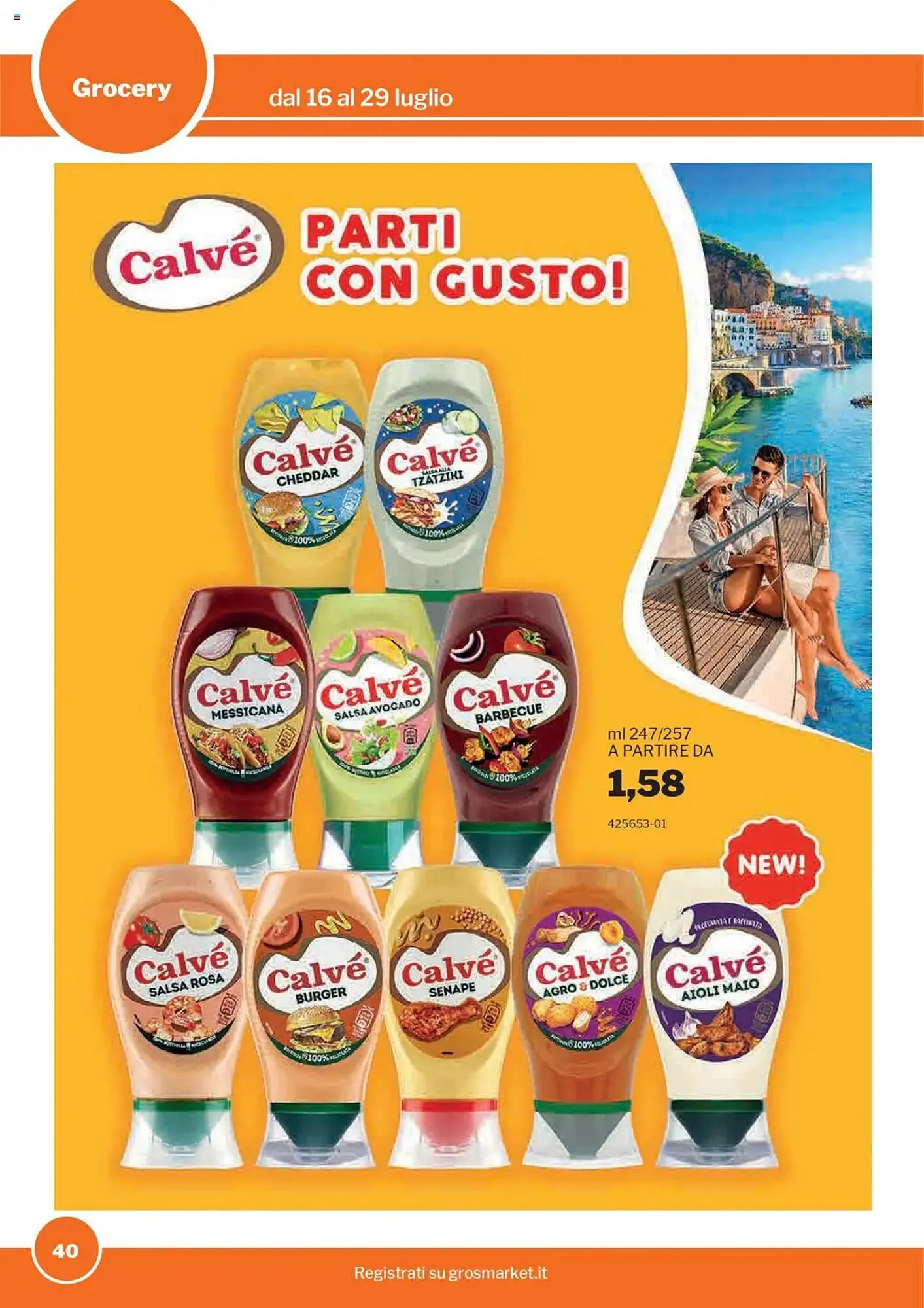 Volantino GrosMarket da 16 luglio a 29 luglio di 2025 - Pagina del volantino 40