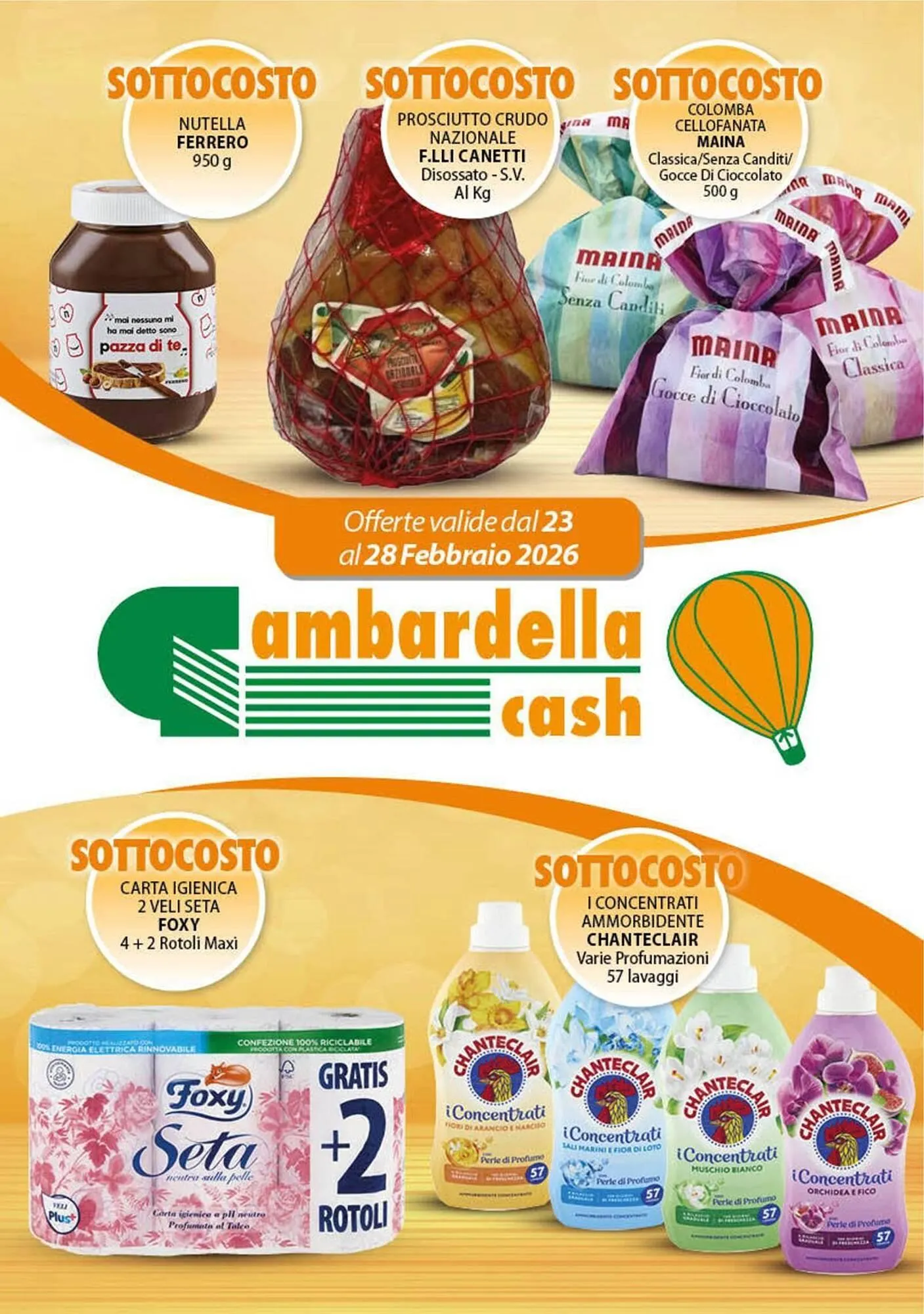 Volantino Gambardella Cash da 23 febbraio a 28 febbraio di 2026 - Pagina del volantino 1