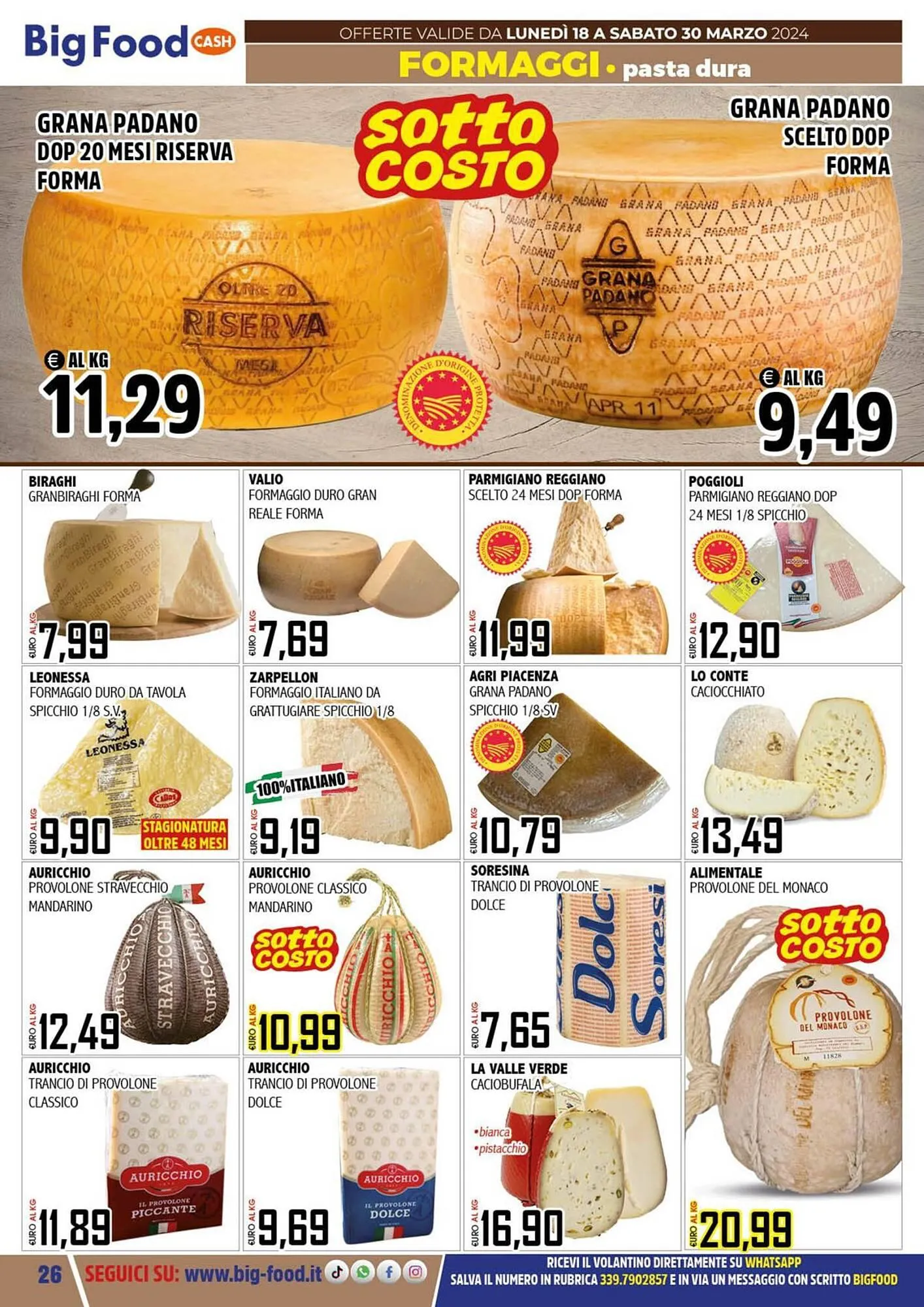 Volantino Big Food da 18 marzo a 30 marzo di 2024 - Pagina del volantino 26