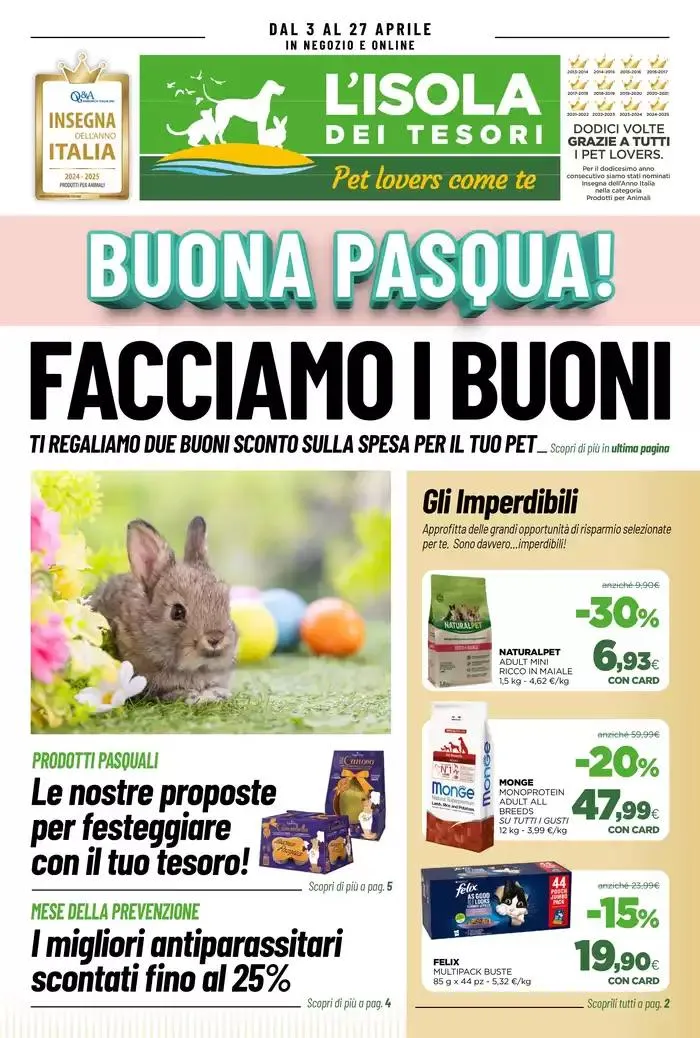 Buona Pasqua da 3 aprile a 27 aprile di 2025 - Pagina del volantino 1