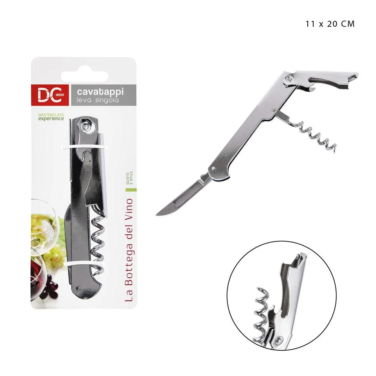 Dc - Metal Corkscrew 11X20Cm
