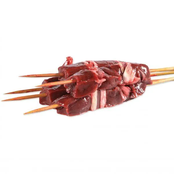 Arrosticini di Fegato e Cipolla 20 pz
