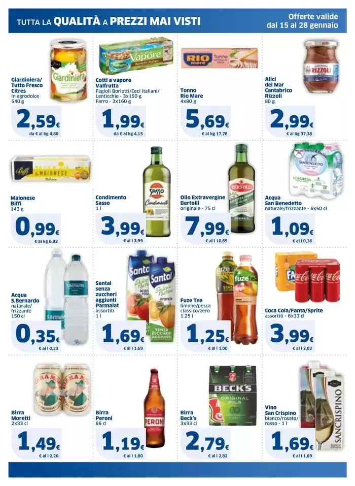 La spesa vola! 50% di sconto da 15 gennaio a 28 gennaio di 2025 - Pagina del volantino 14
