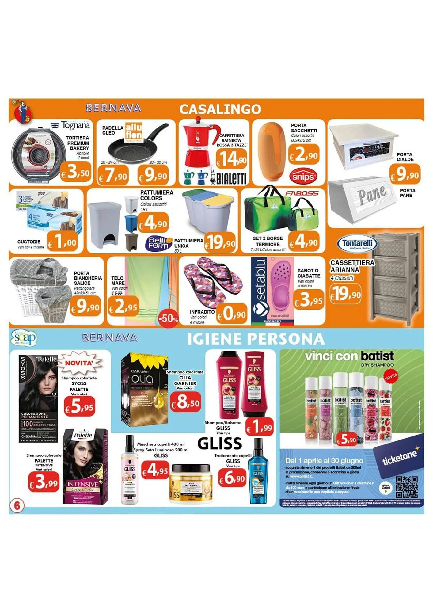 Volantino Bernava da 6 giugno a 27 giugno di 2025 - Pagina del volantino 6