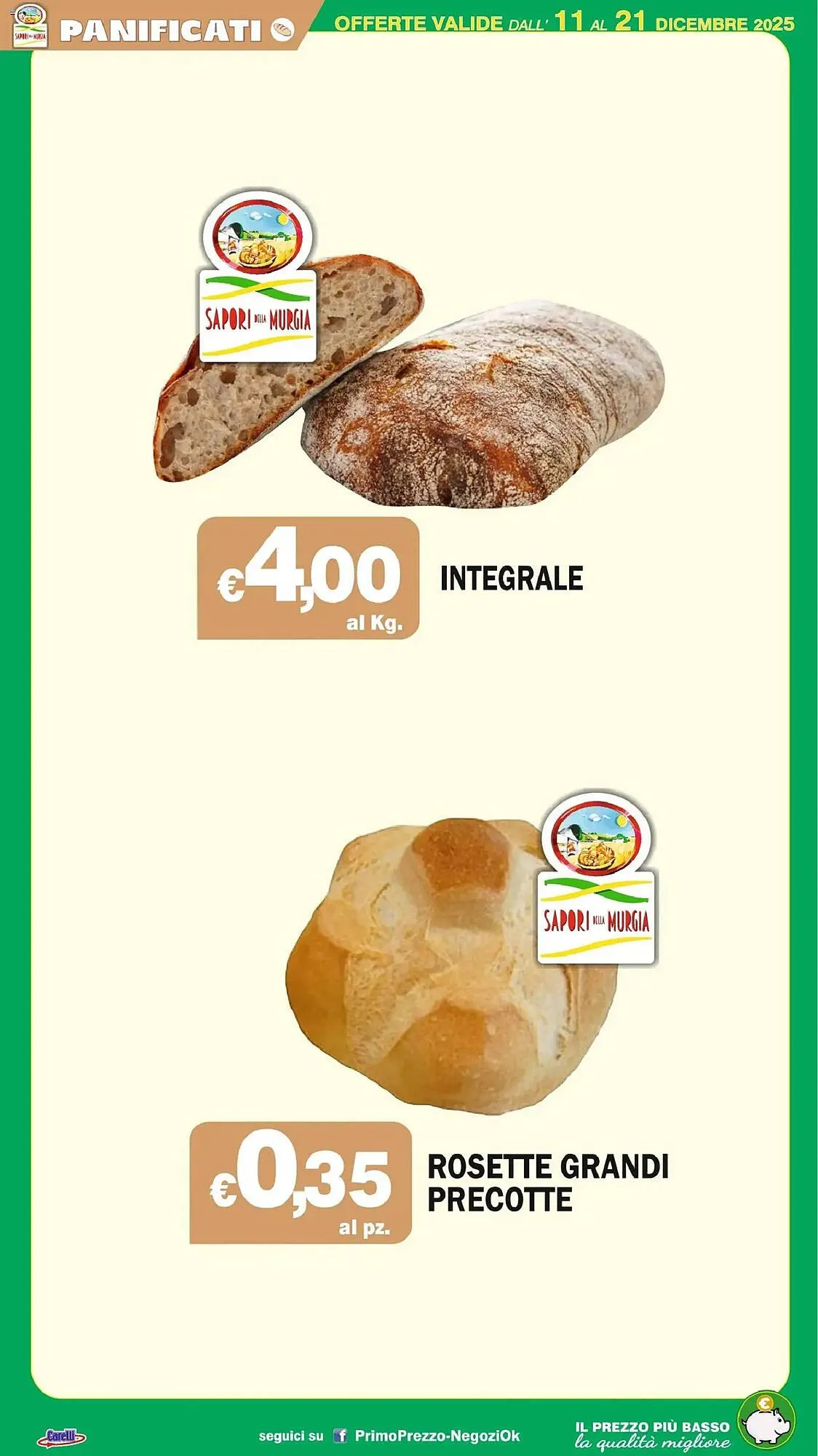 Volantino Primo Prezzo da 11 dicembre a 21 dicembre di 2025 - Pagina del volantino 42