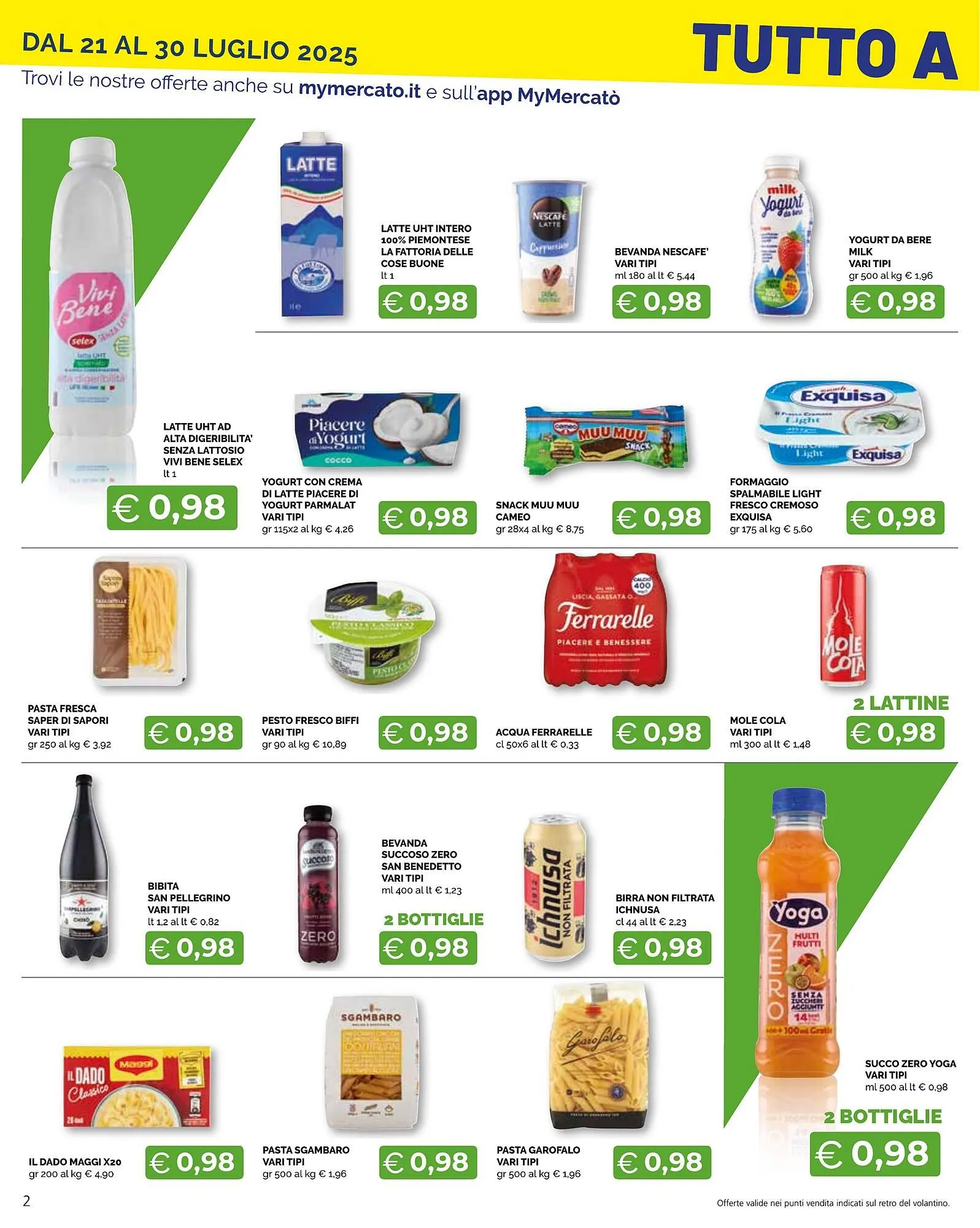 Volantino Mercatò Big da 21 luglio a 30 luglio di 2025 - Pagina del volantino 2