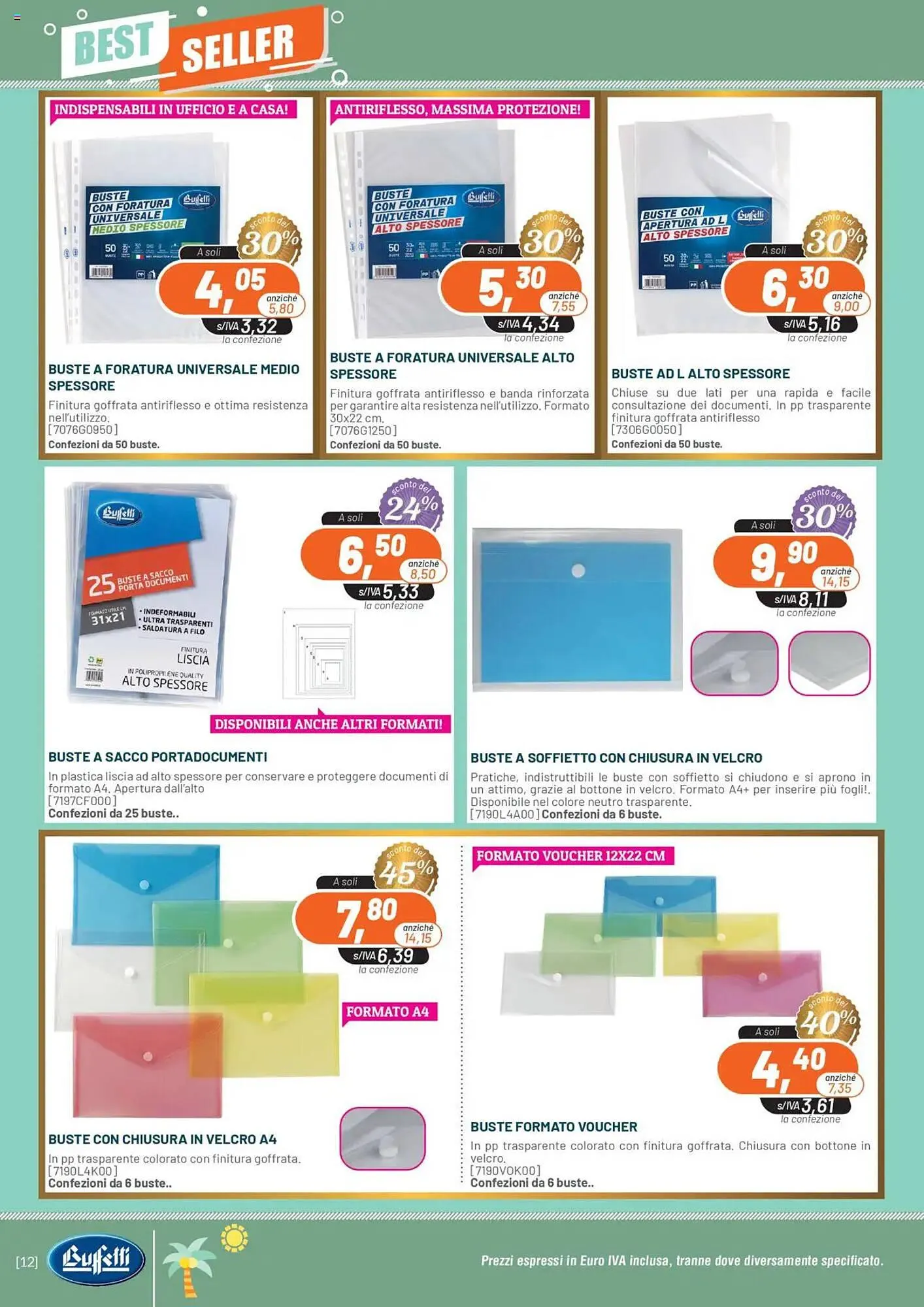 Volantino Buffetti da 1 maggio a 30 giugno di 2025 - Pagina del volantino 12