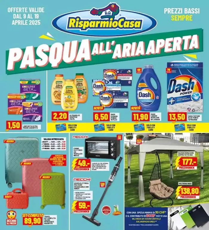 Pasqua all'aria aperta da 9 aprile a 19 aprile di 2025 - Pagina del volantino 1