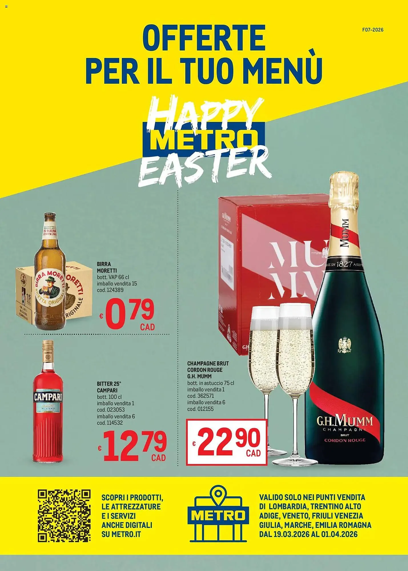 Volantino Metro da 19 marzo a 1 aprile di 2026 - Pagina del volantino 1