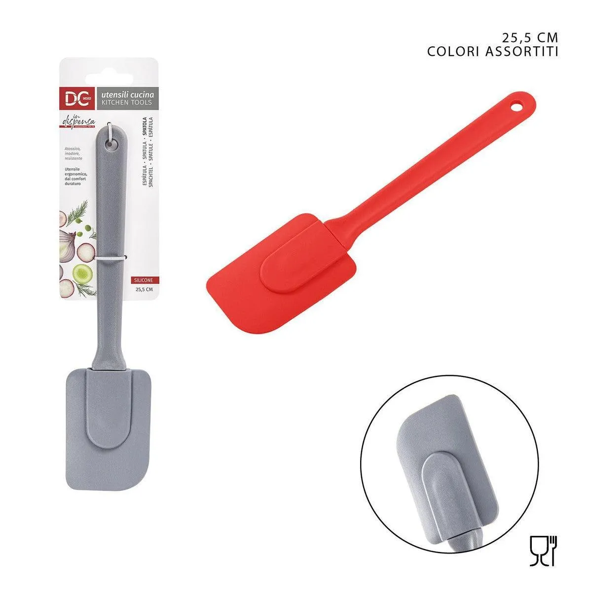 Dc - Silicone Spatula 25.5X6.2X1.5Cm
